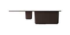 Кухонная мойка Omoikiri Sakaime 78-2-DC с крылом, Tetogranit, тёмный шоколад 4993198