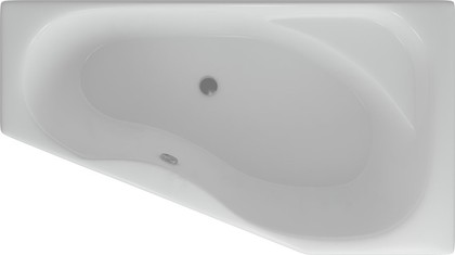 Ванна акриловая Aquatek Медея 170х95, правая, фронтальный экран, вклеенный каркас MED180-0000038