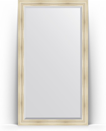 Зеркало Evoform Exclusive Floor 1140x2040 пристенное напольное, с фацетом, в багетной раме 99мм, травлёное серебро BY 6168