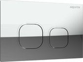 Панель смыва Aquatek клавиши квадрат, 162x244, ободок хром, хром KDI-0000057