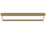 Полка углублённая Сунержа Round L 460, Золотой шёлк 32-3020-6460