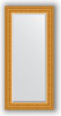 Зеркало Evoform Exclusive 550x1150 с фацетом, в багетной раме 80мм, сусальное золото BY 1244