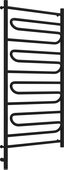 Полотенцесушитель электрический Сунержа Элегия 3.0, 1200x600, МЭМ левый, чёрный матовый 31-5818-1260