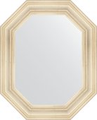 Зеркало Evoform Polygon 640x790 в багетной раме 99мм, травленое серебро BY 7210