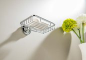 Мыльница решётка Aquatek Классик настенная, хром AQ4533CR