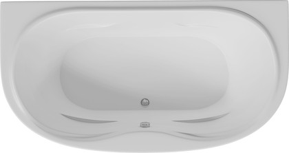 Ванна акриловая Aquatek Мелисса 180x95, фронтальный экран, вклеенный каркас MEL180-0000031