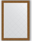 Зеркало Evoform Exclusive-G 1340x1890 с гравировкой, в багетной раме 99мм, травлёная бронза BY 4505