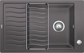 Кухонная мойка Blanco Elon XL 6S, с крылом, с клапаном-автоматом, гранит, тёмная скала 518736