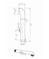 Ручной душ гигиенический Aquatek ABS-пластик, хром AQ2056CR