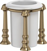 Стакан фарфоровый с настольным металлическим держателем, бронза 3SC STI 527