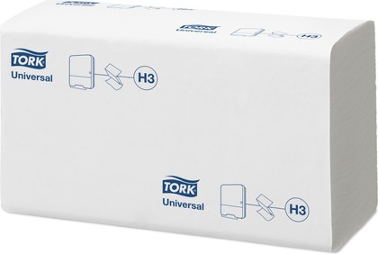 Полотенца Tork Universal листовые Singlefold, 15 упаковок по 300 листов, сложения ZZ 290158