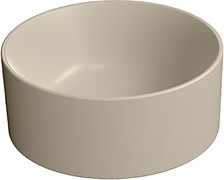 Раковина GSI Kube X d320, накладная, круглая, бежевый матовый 943508