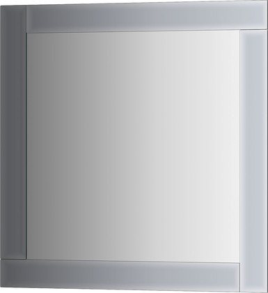 Зеркало Evoform Style 600x600 с зеркальным обрамлением, графит BY 0829