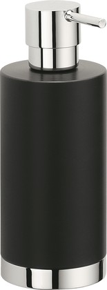 Дозатор для жидкого мыла Colombo Nordic настольный, керамика, чёрный, хром B9324.0CR-CNO