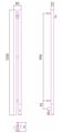 Полотенцесушитель электрический Сунержа Нюанс 3.0 1200 правый, состаренная латунь 051-5843-1253