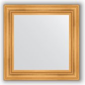 Зеркало Evoform Definite 720x720 в багетной раме 99мм, травлёное золото BY 3155
