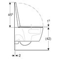 Унитаз подвесной Geberit iCon TurboFlush, 530x355мм, с сиденьем с крышкой для унитаза 503.045.00.1