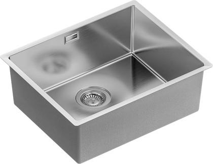 Кухонная мойка Florentina Оптима-HM 50x40, под столешницу, матовая сталь OHM.500.400.B.10.S.10