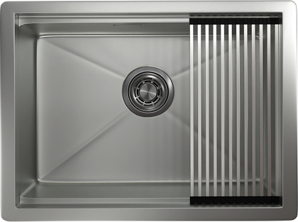 Кухонная мойка Granula Kitchen Space KS-6045U, 600x445, универсальный монтаж, нержавеющая сталь, Сталь матовая 6045U, СТАЛЬ МАТОВАЯ
