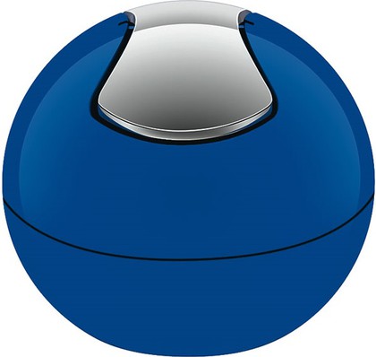 Настольный контейнер для мусора Spirella Bowl-Shiny, 1л, синий 1014969