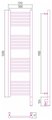 Полотенцесушитель электрический Сунержа Богема 3.0 прямая, 1200x300, МЭМ правый, сатин 071-5805-1230