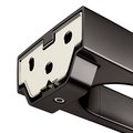 Полотенцедержатель Keuco Collection Moll 450мм, двойной, неповоротный, титан чёрный шлифованный 12718 350000