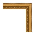 Зеркало Evoform Definite 620x620 в багетной раме 46мм, бусы золотые BY 0777