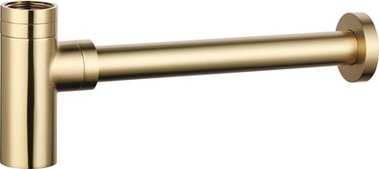 Сифон для раковины AQUAme цилиндр, Glossy gold AQM7010GG