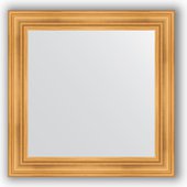 Зеркало Evoform Definite 820x820 в багетной раме 99мм, травлёное золото BY 3251