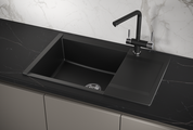 Кухонная мойка Granula Estetica ES-7807, 780x500, с крылом, кварц, Турмалин 7807, ТУРМАЛИН