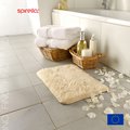 Коврик для ванной Spirella Fino, 60x90см, полиэстер, бежевый 1020027
