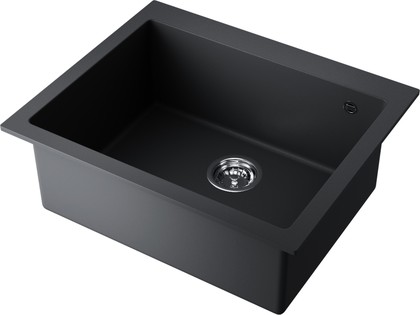 Кухонная мойка Omoikiri Bosen 61-BL, Tetogranit, чёрный 4991209