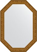 Зеркало Evoform Polygon 500x700 в багетной раме 56мм, виньетка состаренное золото BY 7021