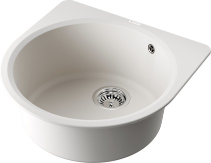 Кухонная мойка Omoikiri Akegata 51-PA, полукруглая, Artgranite, пастила 4993754