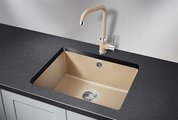 Кухонная мойка Granula 5551, 555x460, универсальный монтаж, кварц, Песок 5551, ПЕСОК