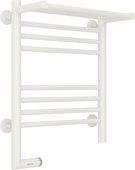 Полотенцесушитель электрический Сунержа Богема 2.0, с полкой, 500x400, МЭМ слева, белый 12-5206-5040
