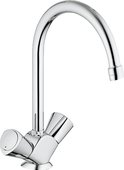 Смеситель вентильный на одно отверстие для кухонной мойки, хром Grohe COSTA S 31819001