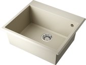 Кухонная мойка Omoikiri Tedori-57-BE, Tetogranit, ваниль 4993981
