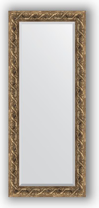 Зеркало Evoform Exclusive 610x1460 с фацетом, в багетной раме 84мм, фреска BY 1269