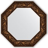 Зеркало Evoform Octagon 688x688 в багетной раме 99мм, византия бронза BY 3836