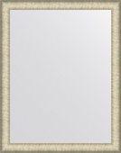 Зеркало Evoform Definite 73x93, в багетной раме, брашированное серебро 59мм BY 7611