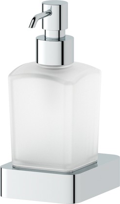 Дозатор жидкого мыла ArtWelle Regen настенный, стекло, хром 8333