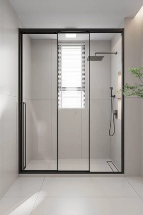 Душевая дверь Veconi Premium Prato 300 B-R, 1500, правая, прозрачное стекло Easy Clean, чёрный матовый PR3/R-150-01-B-C4