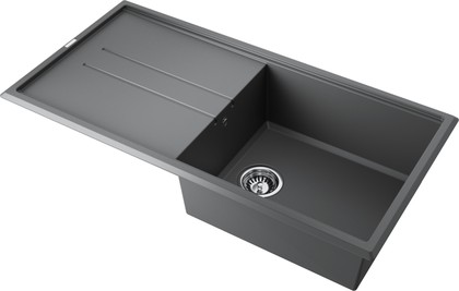 Кухонная мойка Omoikiri Tedori 100-PL Tetogranit, платина 4993923
