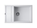 Кухонная мойка Omoikiri Sumi 78A-LB WH, с крылом, Artceramic, белый 4997100