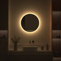 Зеркало с окантовкой Defesto Aura d60, LED подсветка, без выключателя, тёплый белый свет DF 2993