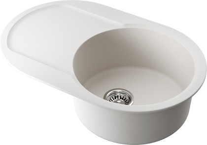 Кухонная мойка Omoikiri Manmaru 78-PA, с крылом, пастила 4993358