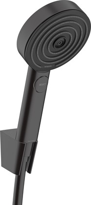 Душевой набор Hansgrohe Pulsify Select S 105, 3jet Relaxation, шланг 1600, матовый чёрный 24303670