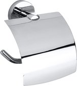 Держатель для туалетной бумаги Bemeta Omega, с крышкой, левый, хром 104112012