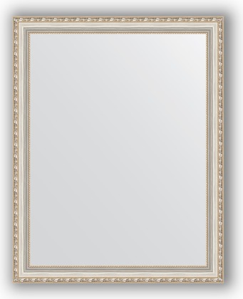 Зеркало Evoform Definite 750x950 в багетной раме 64мм, версаль серебро BY 3270